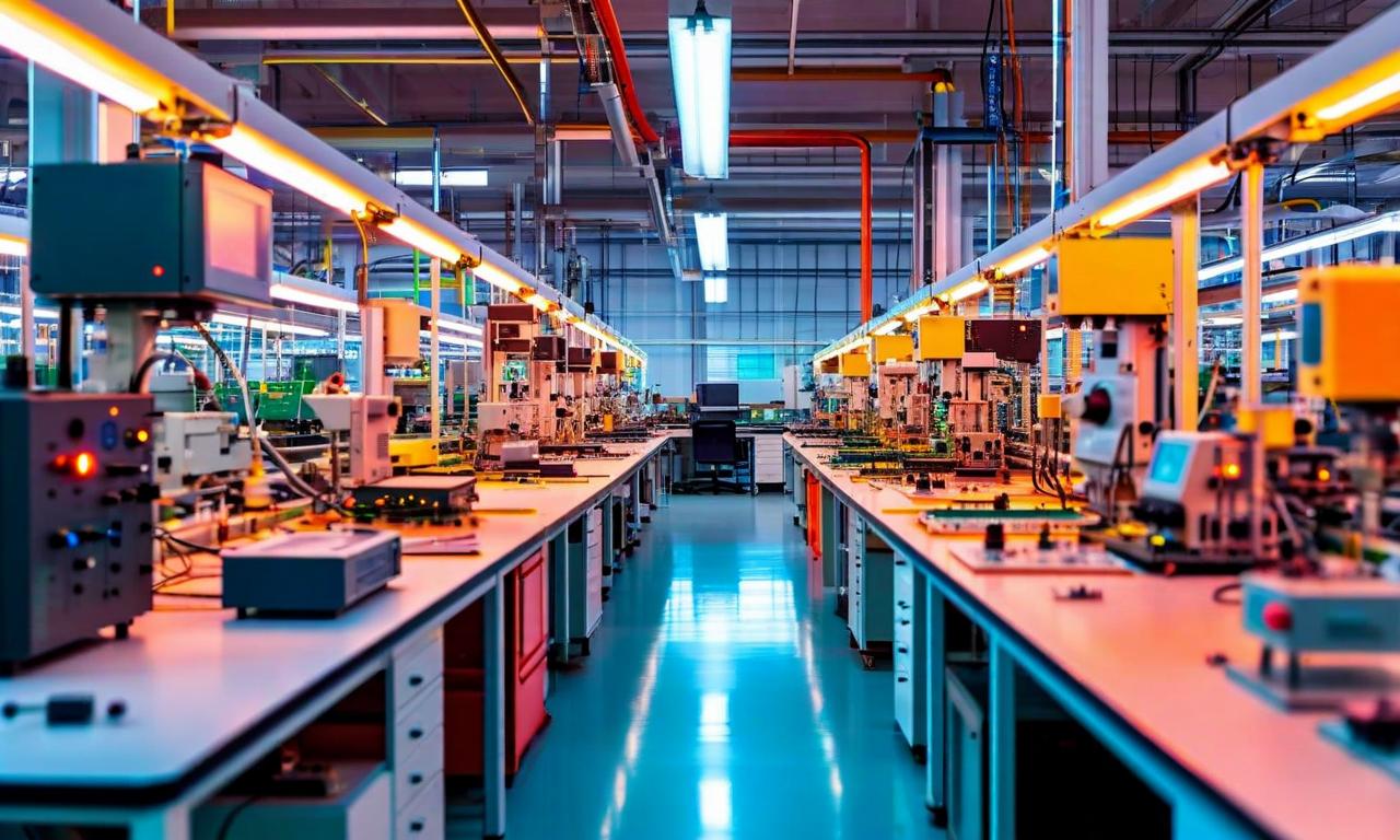 Industrial manufacturing line