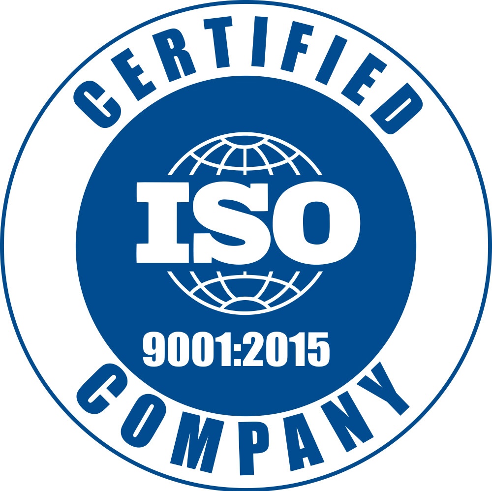 ISO 9001:2015 certified